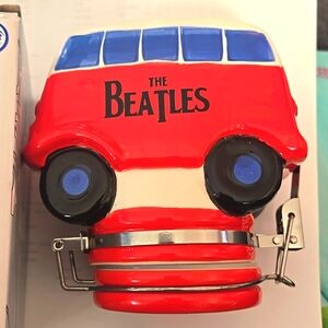 The Beatles VW bus ceramic jar new in box NWOT band collectible Rock British